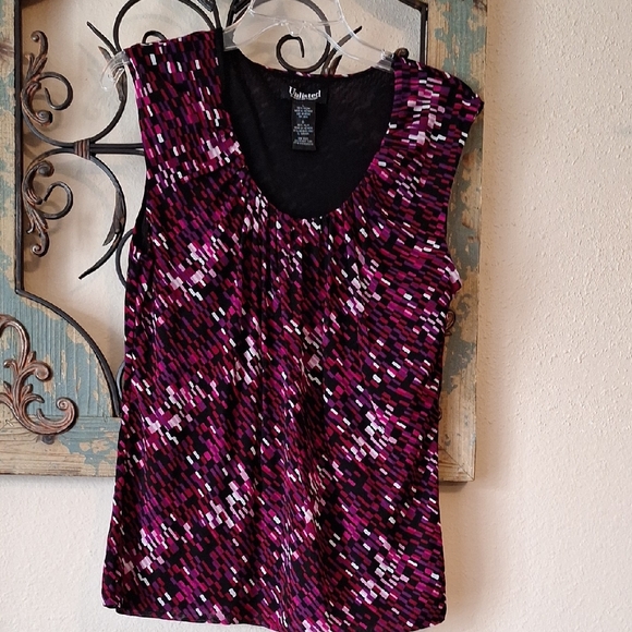 Unlisted Tops - Unlisted Pink and Purple Blouse Elegant Top. Size large